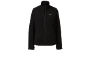 Schwarze Fleecejacke mit Reißverschluss und Stehkragen