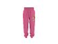 Mädchen-Jogginghose in Pink mit Welpen- und Textaufdruck.