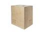Hölzerne Plyobox mit Markierungen von 50 cm / 20 Zoll und 60 cm / 24 Zoll.