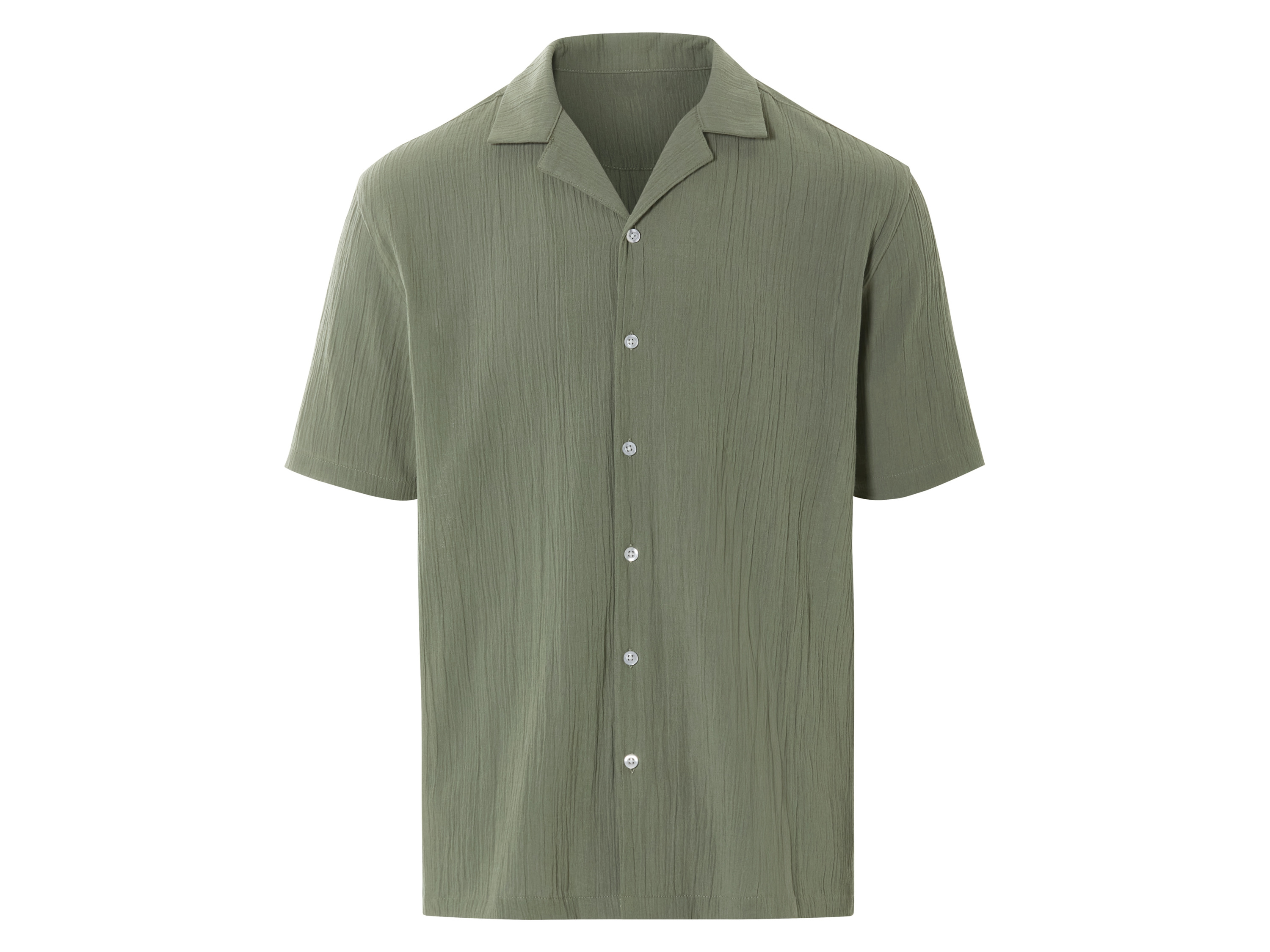 LIVERGY® Herren Resortshirt (Khaki, S (37/38))