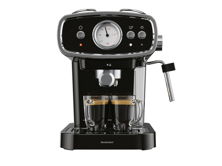 Gehe zu Vollbildansicht: SILVERCREST® KITCHEN TOOLS Espressomaschine »SEM 1050 A2«, mit Siebträger-System - Bild 4
