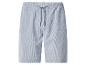 Herren-Seersucker-Shorts gestreift mit Kordelzug am Bund.