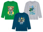 Drei Langarmshirts mit LEGO Ninjago Motiven.