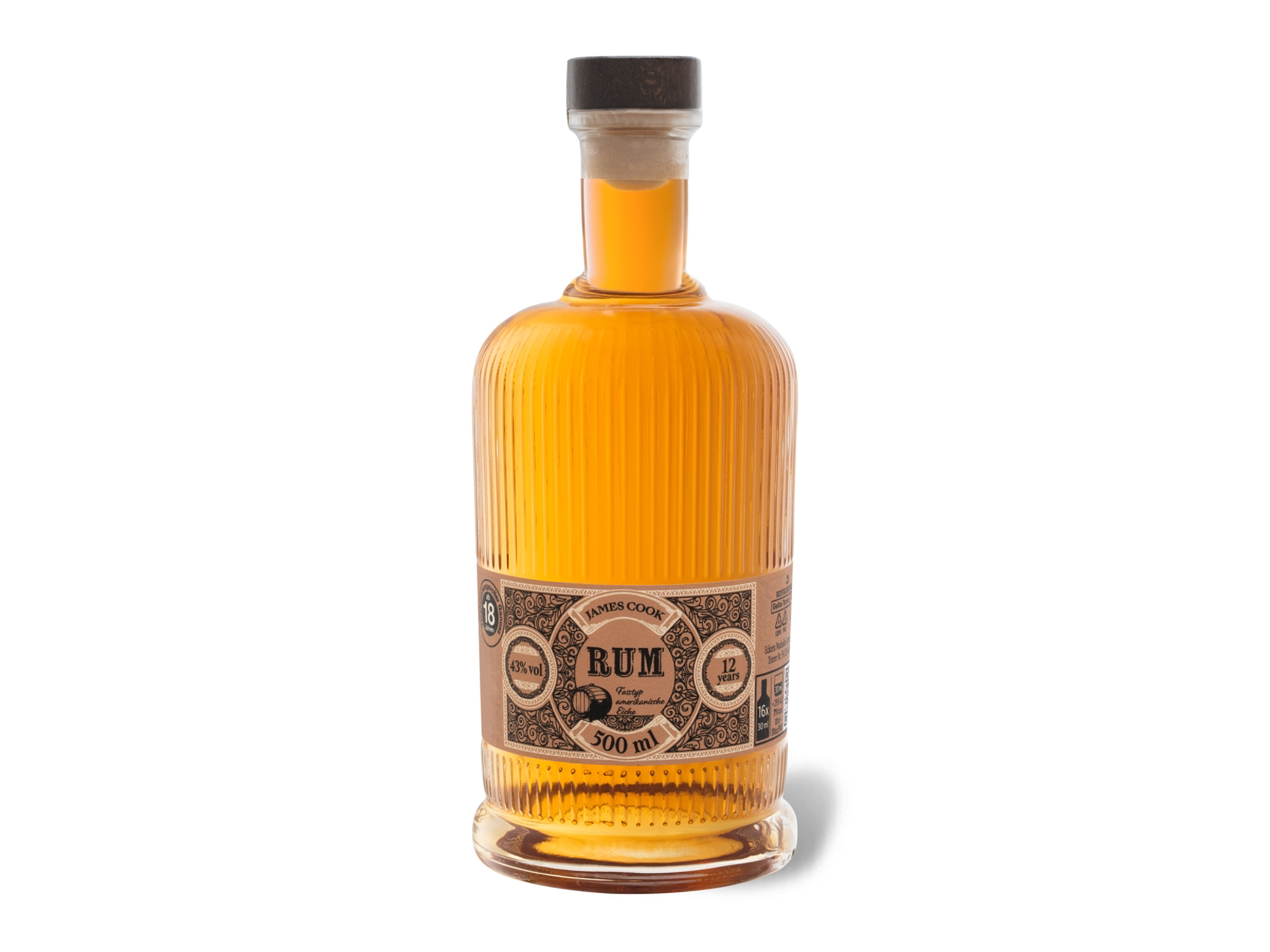 JAMES COOK Rum French Cask 12 Jahre 43% Vol""