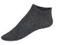 Dunkelgraue kurze Socken.