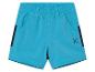 Blaue Shorts mit schwarzen Akzenten und Pfeil-Logo