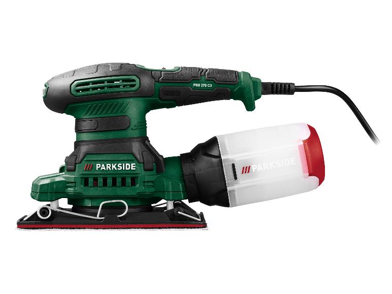 PARKSIDE Schwingschleifer PSS 270 C3 mit Staubfangbox