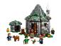 LEGO Harry Potter Set mit Hagrids Hütte und Minifiguren.