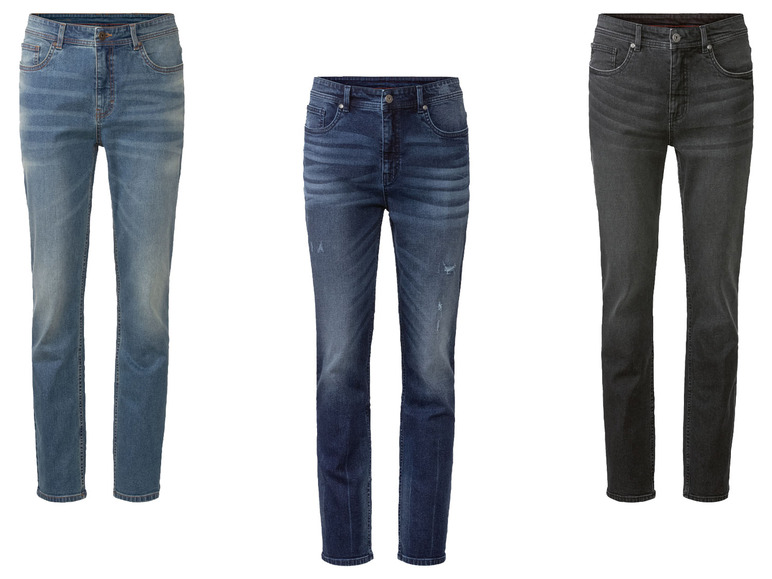 Gehe zu Vollbildansicht: LIVERGY Herren Jeans, Slim Fit, mit normaler Leibhöhe - Bild 1