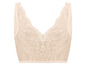 Beige BH mit Spitze.
