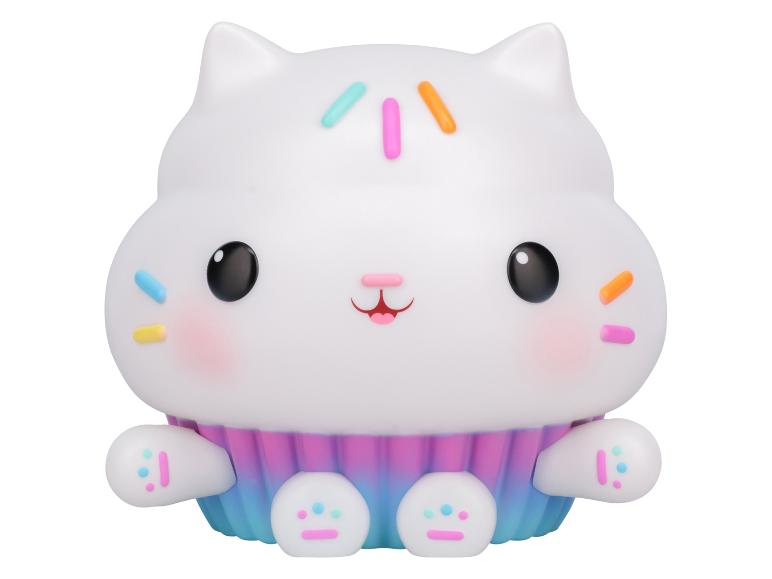 Katzen-Cupcake-Figur mit bunten Streuseln
