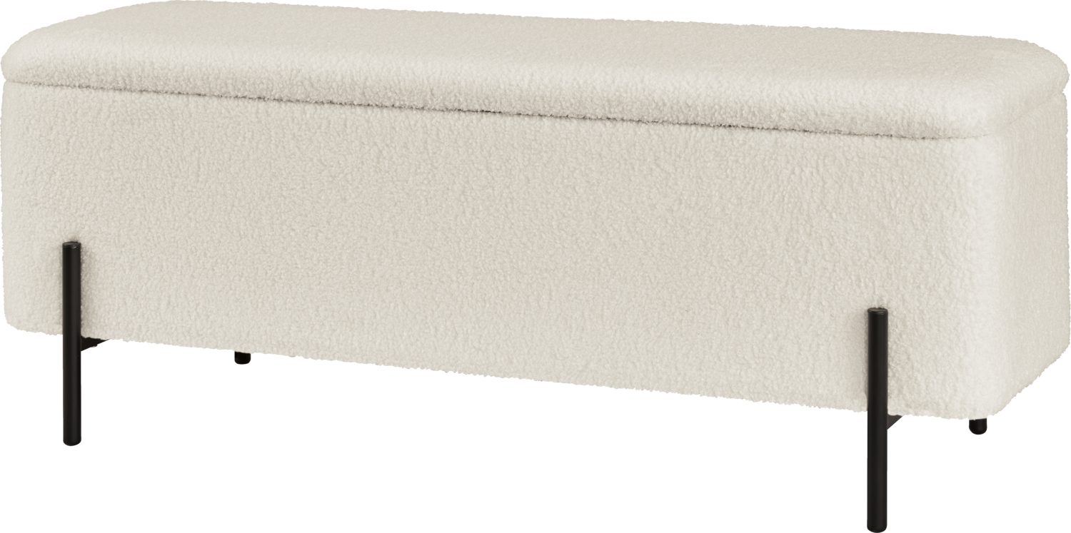 Thumbnail - LIVARNO® Polsterbank mit Teddybezug und Metallbeinen