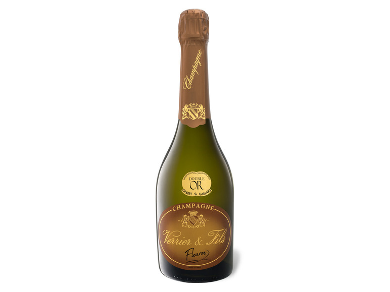 Gehe zu Vollbildansicht: Verrier & Fils Cuvée Fleuron brut, Champagner - Bild 1