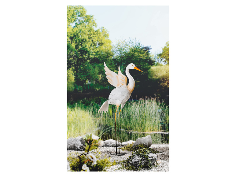 Gehe zu Vollbildansicht: LIVARNO home Gartendeko Vogel, mit 2 Erdspießen - Bild 6