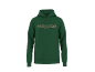 Dunkelgrüner Kapuzenpullover mit „PARKSIDE EST. 1996“-Aufschrift auf der Brust
