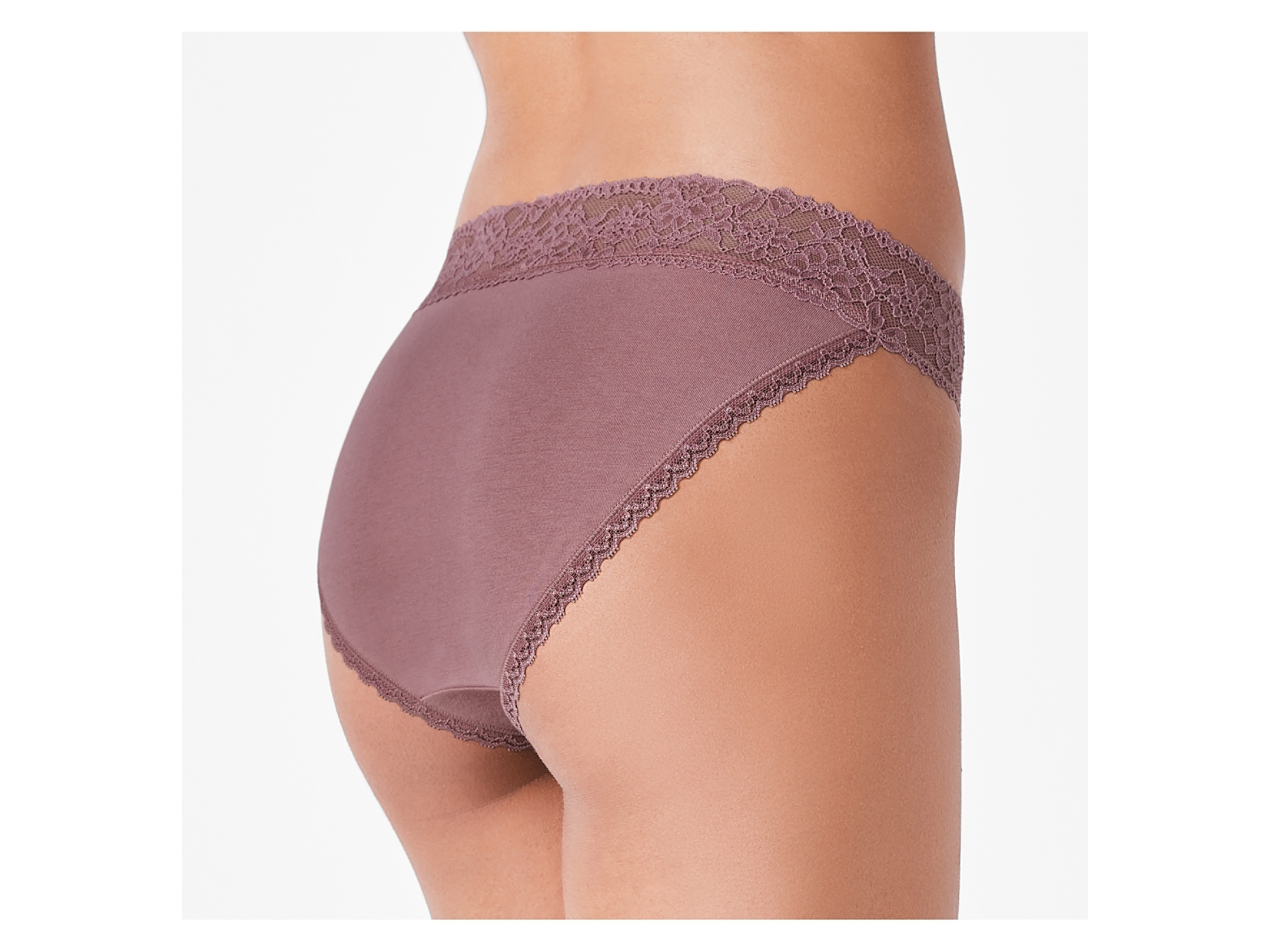 Thumbnail - esmara® Damen Slips mit Spitze, 5 Stück (pink / rosa / weiß, M (40/42))