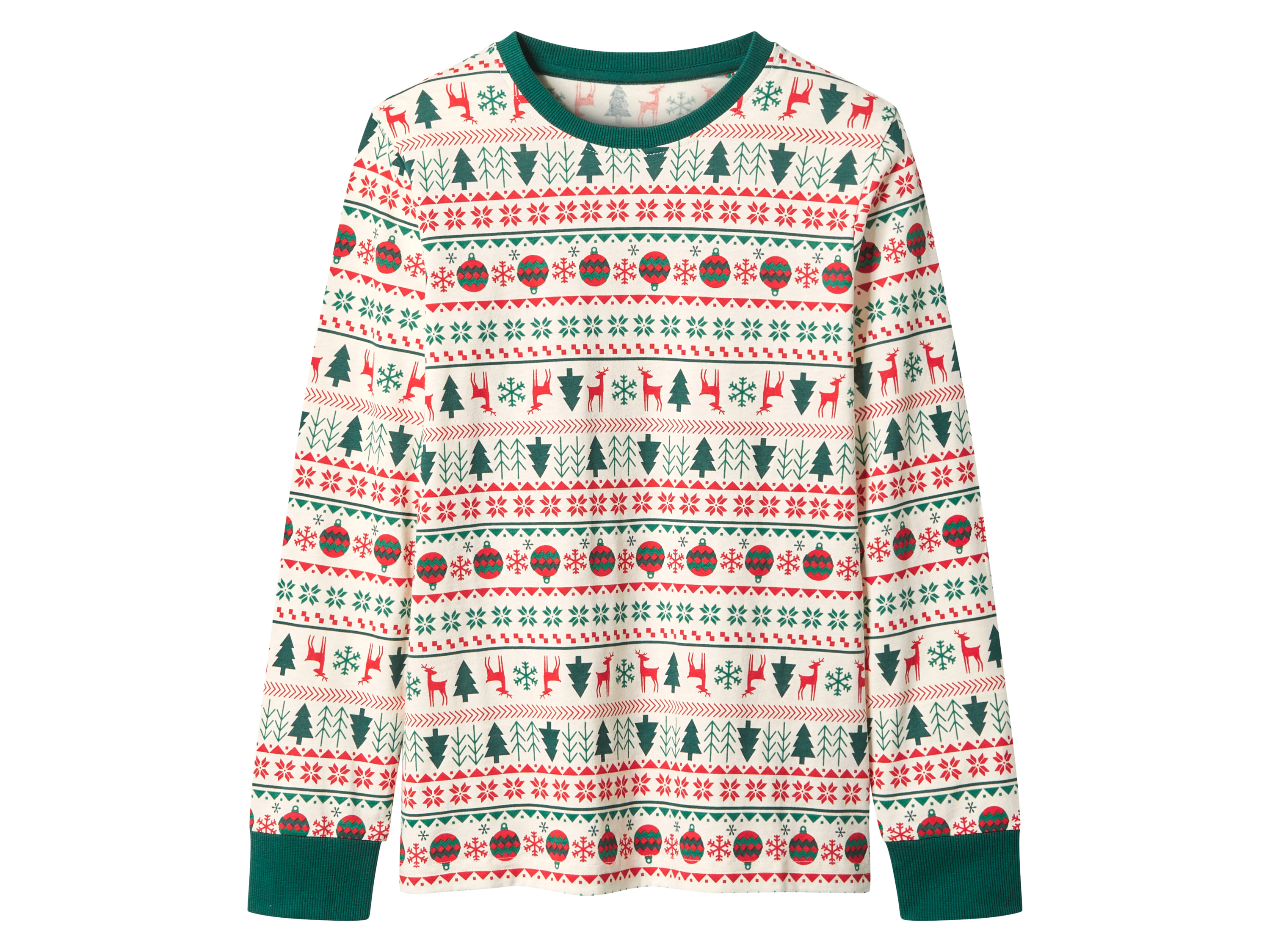 Thumbnail - esmara® Kinder Pyjama lang (Weiß, 146/152)