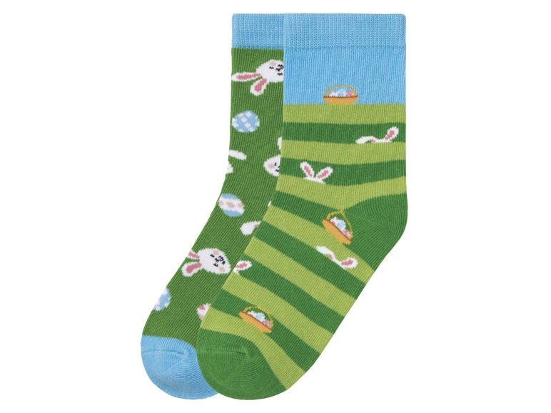 Gehe zu Vollbildansicht: Kleinkinder Kinder Socken, 2 Paar, mit Baumwolle - Bild 5