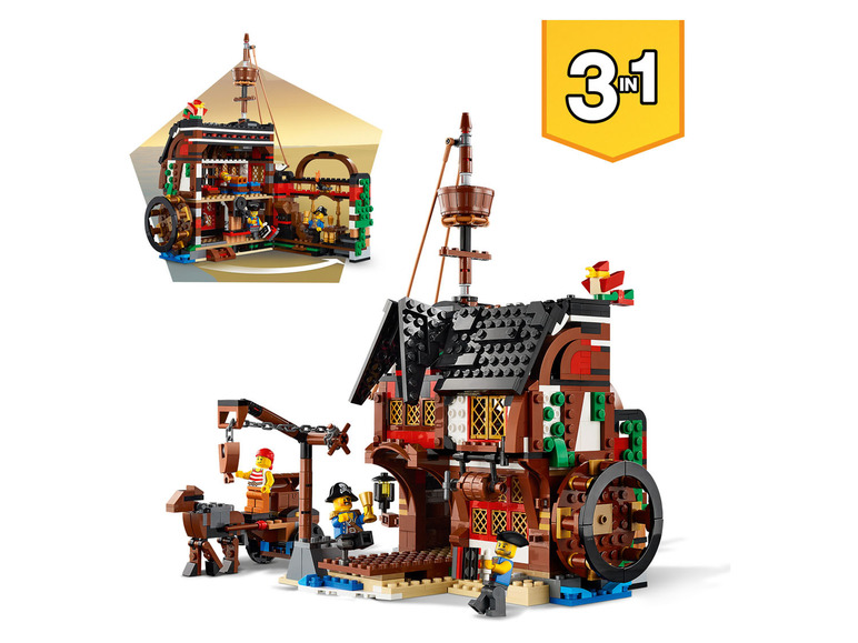 Gehe zu Vollbildansicht: LEGO® Creator 31109 »Piratenschiff« - Bild 5