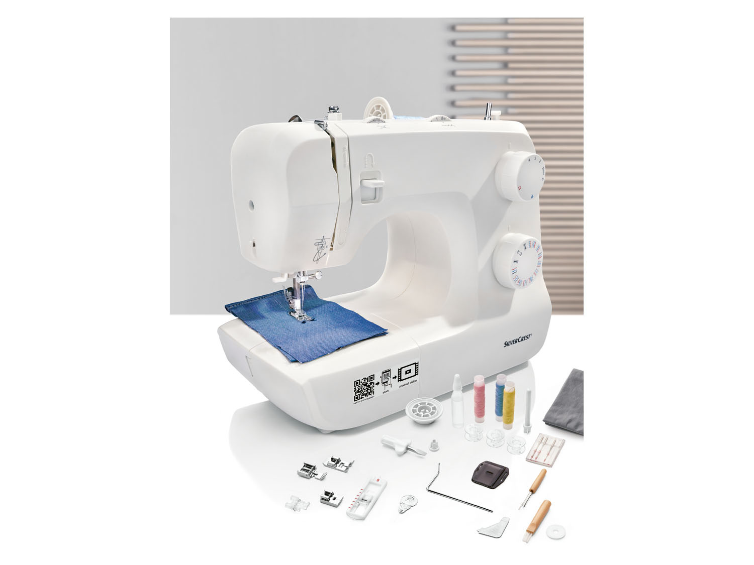 SILVERCREST® Nähmaschine »SNM 33 C1«, 33 Stichfunktion…