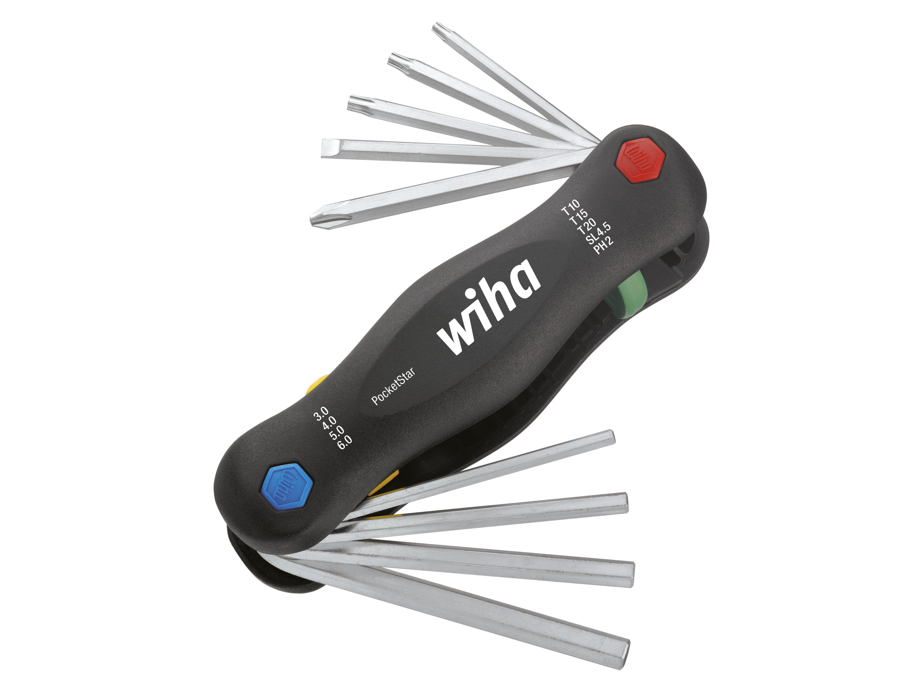 WIHA Multitool »PocketStar®«, mit SB-Aufhänger, 9-teilig""