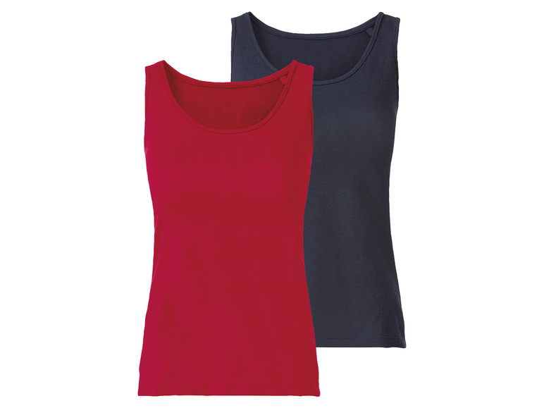 Gehe zu Vollbildansicht: esmara® Damen Tops, 2 Stück, aus Stretchjersey - Bild 10