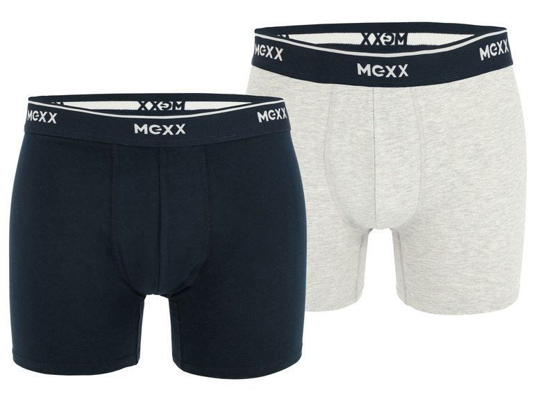 Gehe zu Vollbildansicht: MEXX Herren Boxershorts, 2 Stück, mit elastischem Bündchen - Bild 7