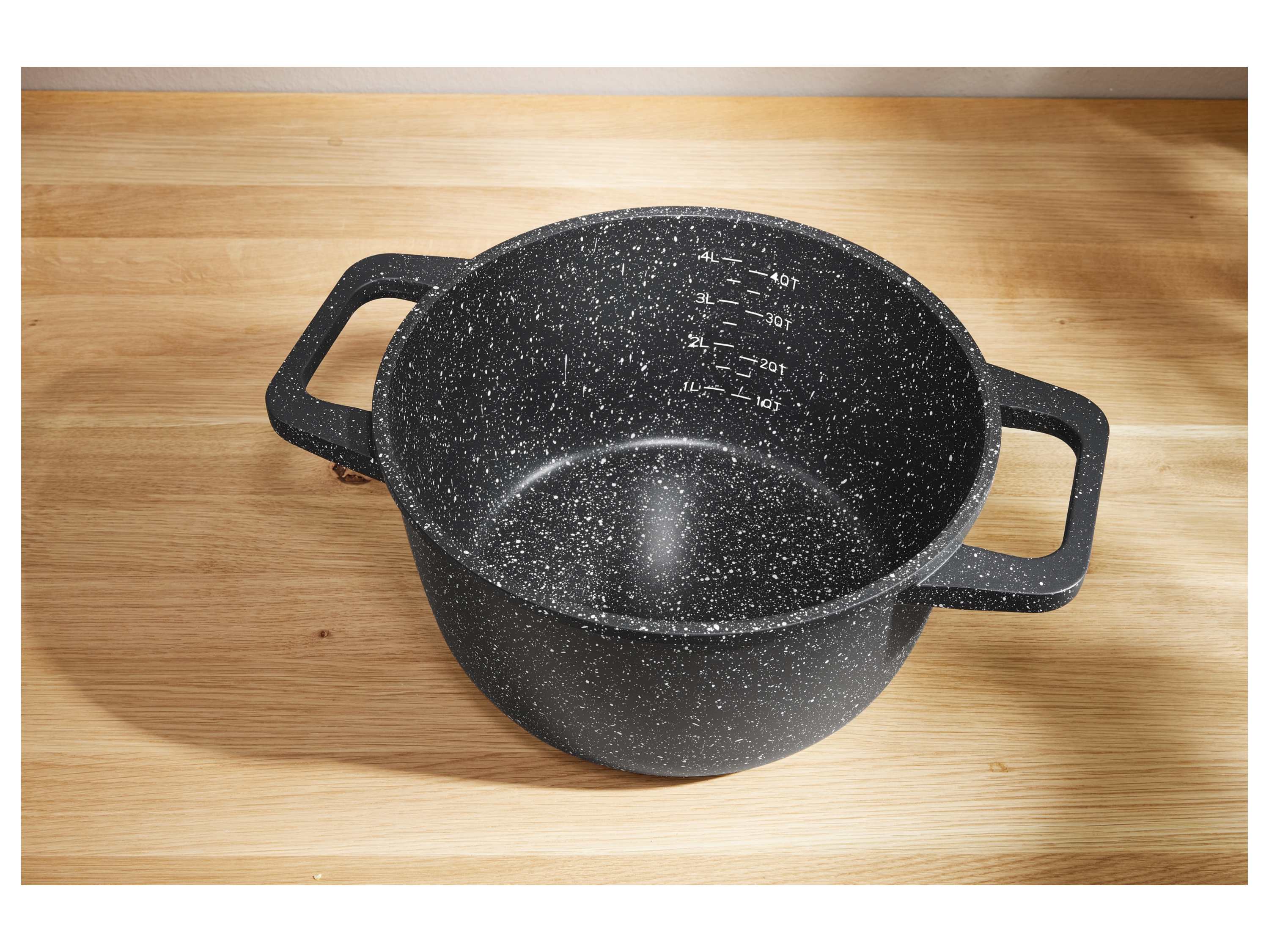 Thumbnail - SILVERCREST® Topf Aluguss Granitoptik 24 cm (Granitoptik schwarz)