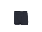 Dunkelblaue Boxershorts mit elastischem Bund.