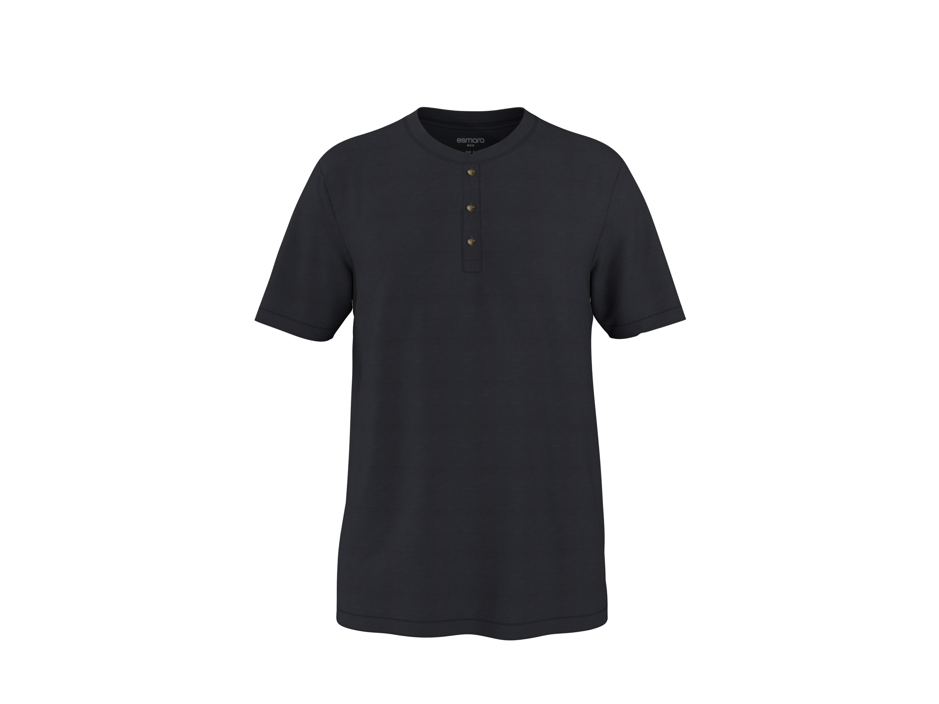 ESMARA MEN Herren T-Shirt (Schwarz, L (52/54))