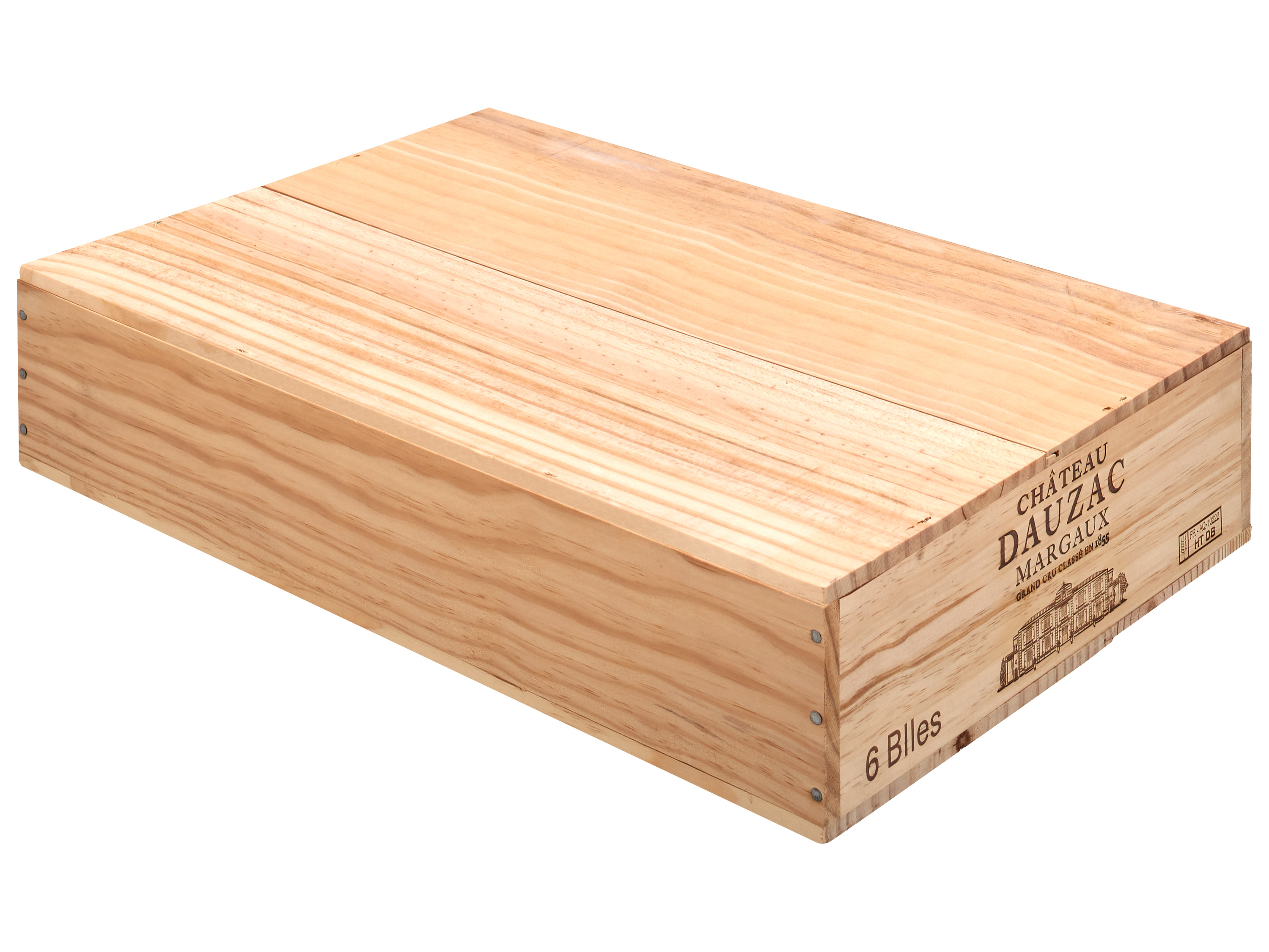 Thumbnail - 6 x 0,75-l-Flasche Château Dauzac Margaux 5er Grand Cru Classé AOC trocken, Rotwein 2017 - Original-Holzkiste