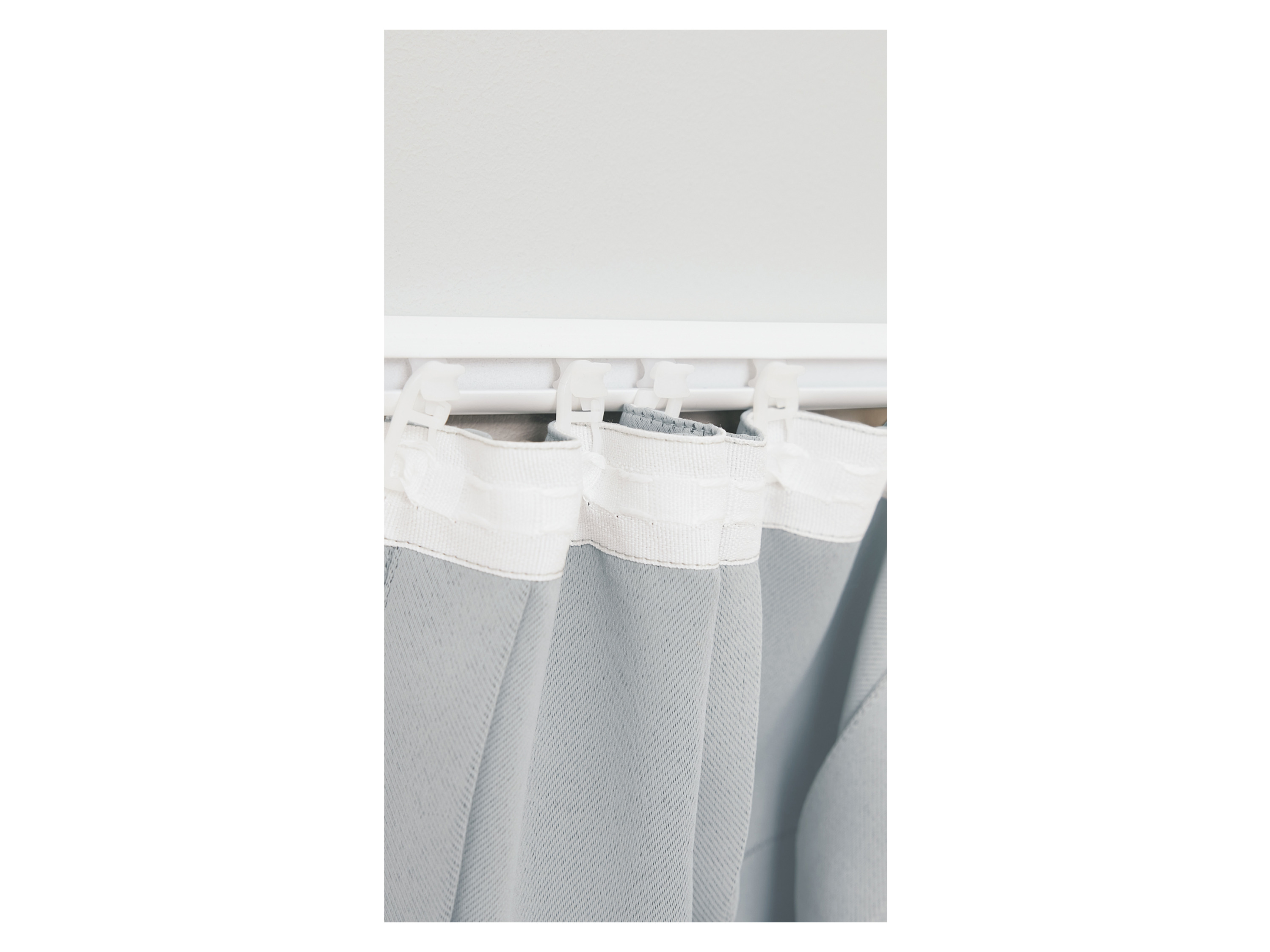 Thumbnail - LIVARNO home Vorhangschal, 2 Stück, abdunkelnd  (Grau)