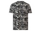 Ein graues T-Shirt mit Camouflage-Muster.