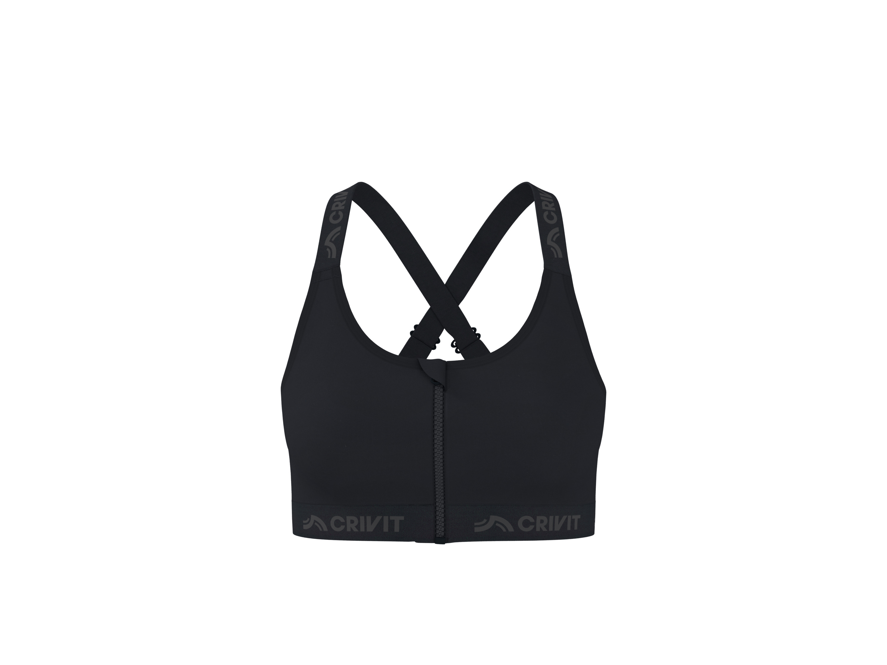 Thumbnail - CRIVIT Damen Sportbustier (Schwarz, S(36/38))