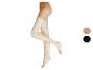 Beige Strumpfhose mit sichtbarer Strumpfband