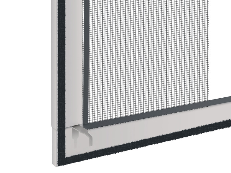 Gehe zu Vollbildansicht: LIVARNO home Insektenschutz für Fenster 130 x 150 cm, weiß, 3er Set - Bild 5