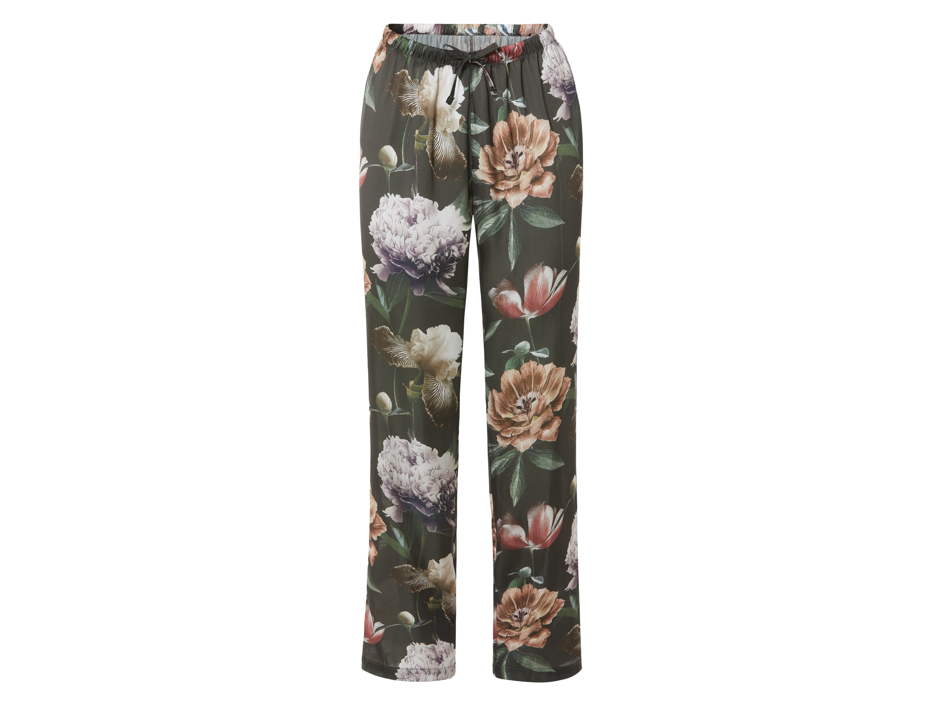 Thumbnail - esmara® Damen Pyjama Satin (Blumen, XS (32/34))