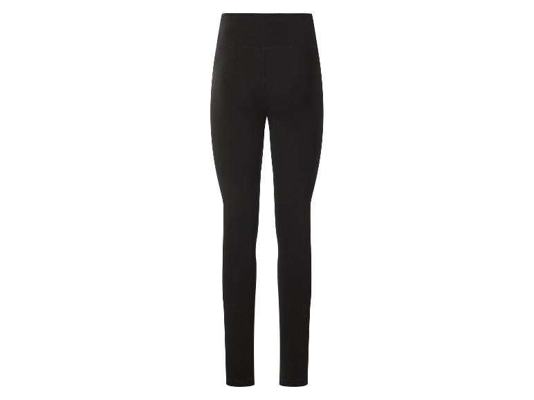Schwarze High-Waist-Leggings für Damen