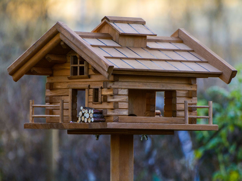 dobar Vogelfutterhaus »Tirol«, inkl. Standfuß, cm, aus Holz 117 H