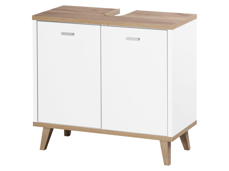 home modernes LIVARNO Waschbeckenunterschrank Design mit »Corfu«, Siphonausschnitt,