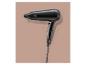 Schwarzer Cien Beauty Haartrockner auf rosa Hintergrund