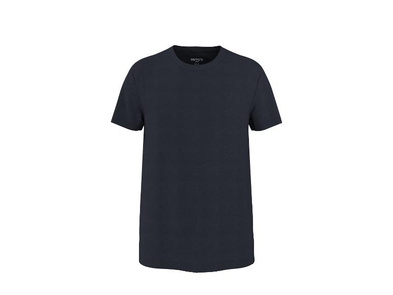 Dunkelblaues Kurzarm-T-Shirt für Herren