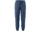 Herren-Jogginghose in Blau mit Kordelzug und Rippbündchen.