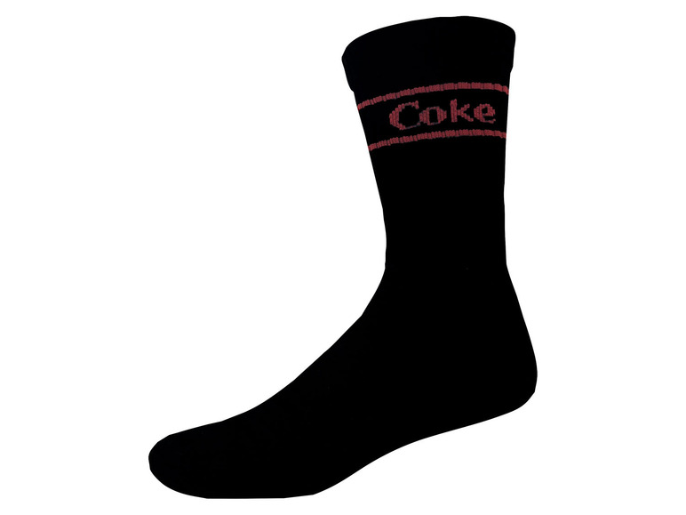 Gehe zu Vollbildansicht: Coca Cola Herren Tennis-Socken, 3 Paar, mit hohem Baumwollanteil - Bild 10