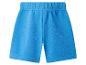 Blaue Kinder-Shorts mit elastischem Bund.