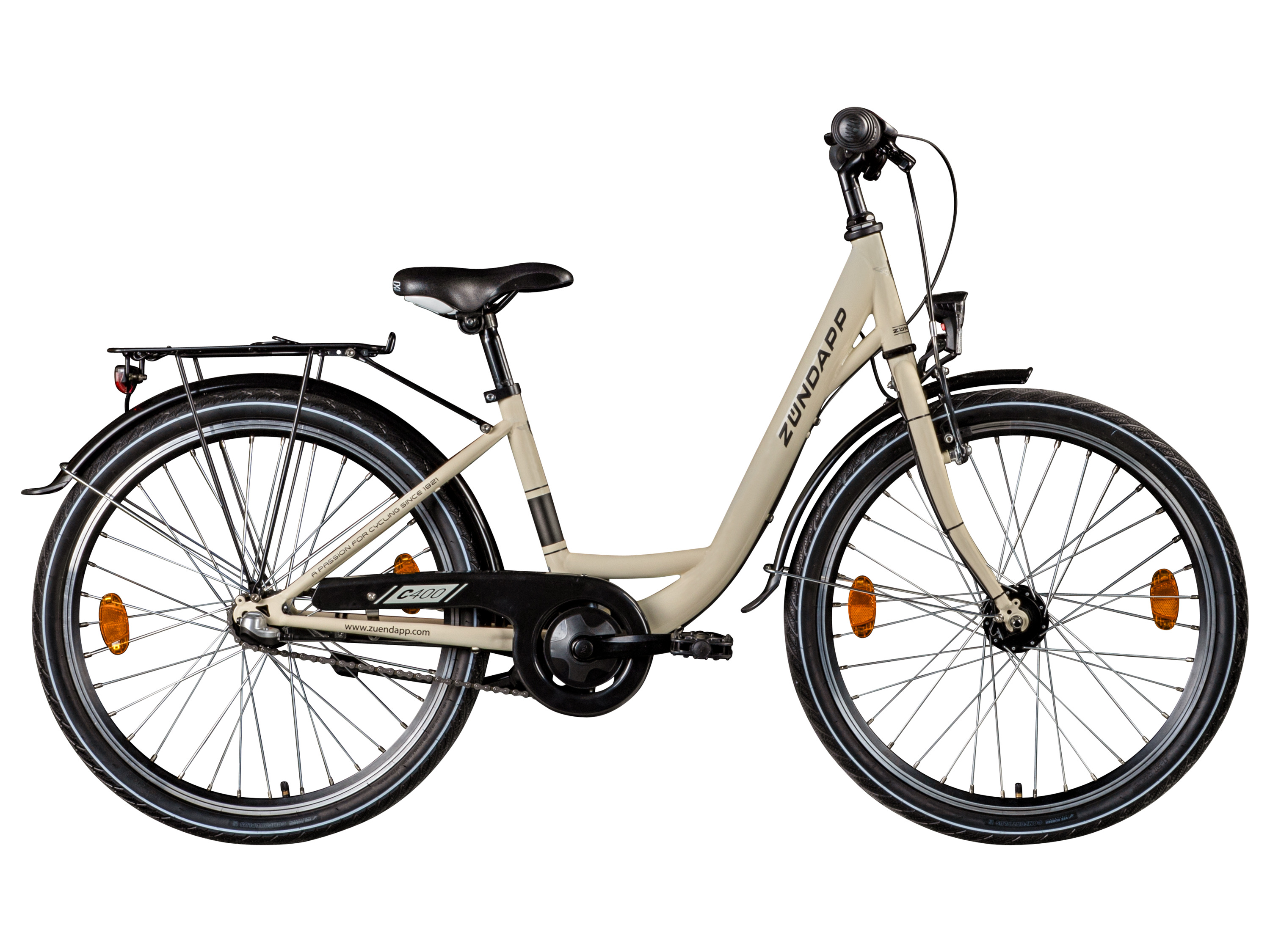 Thumbnail - Zündapp Cityrad »C400«, 24 Zoll (Beige)