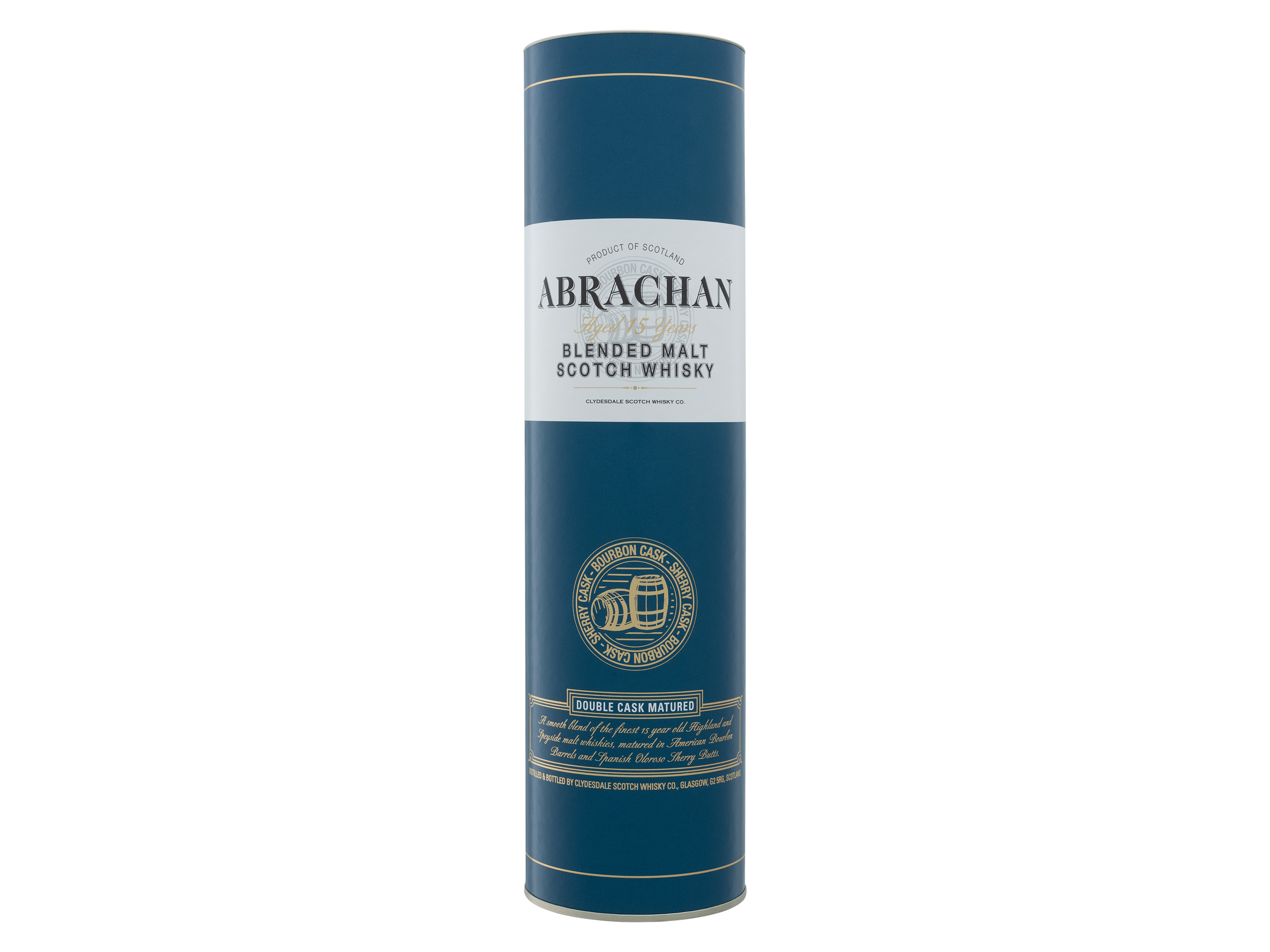 Thumbnail - Abrachan Double Cask Matured Blended Malt Scotch Whisky 15 Jahre mit Geschenkbox 45% Vol