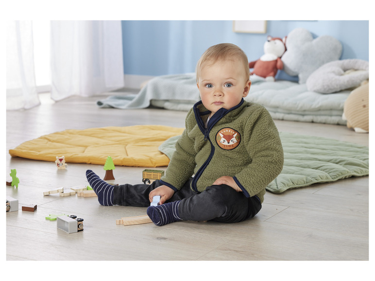 Gehe zu Vollbildansicht: lupilu® Baby Fleecejacke mit Reißverschluss - Bild 4