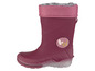 Rosa Gummistiefel mit Fleecefutter