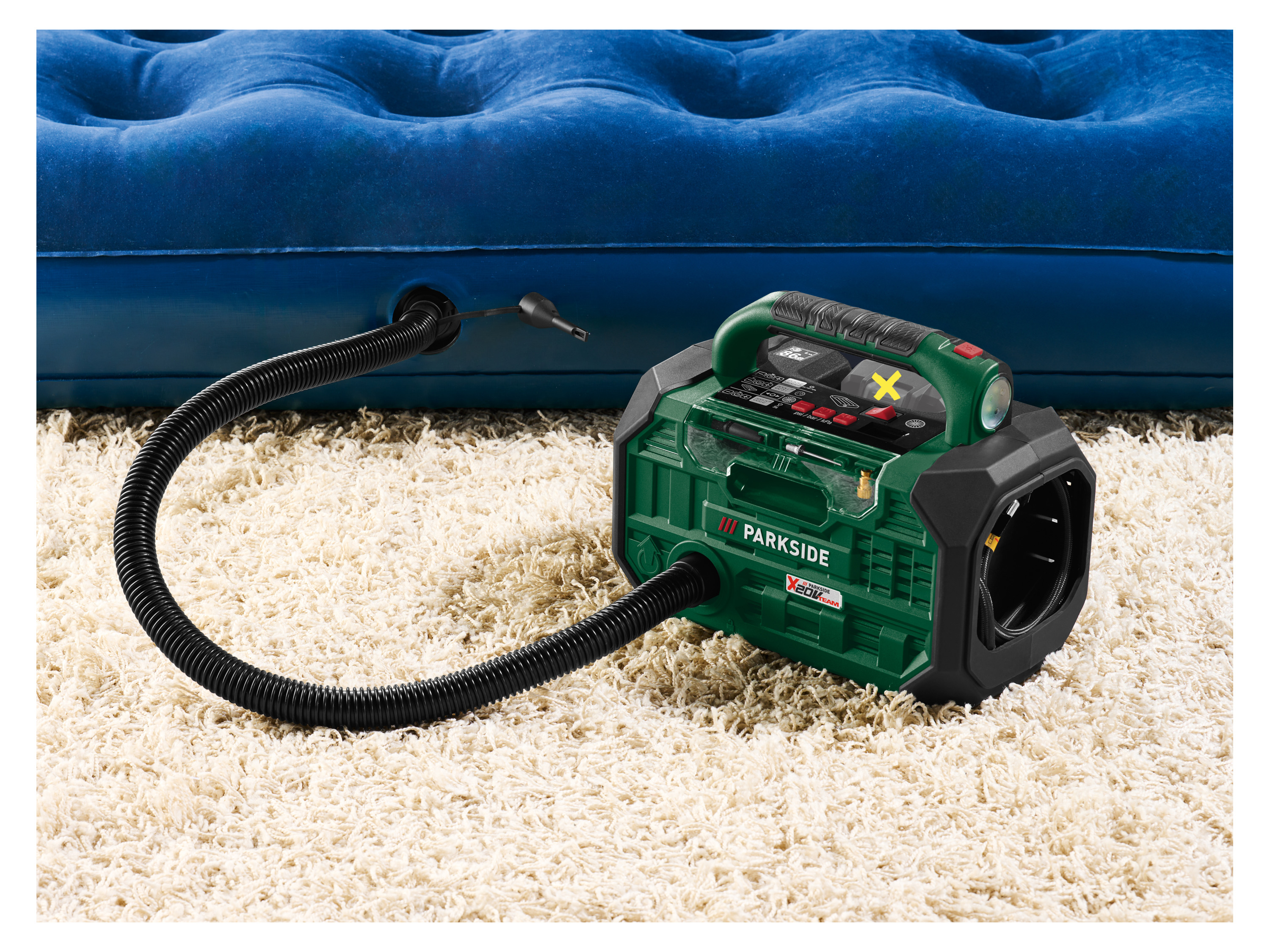 Thumbnail - PARKSIDE® 20 V Akku-Kompressor und -Luftpumpe »PKA 20-Li D3«, ohne Akku und Ladegerät